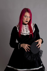 Dark lolita with hat