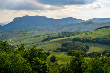 Fototapeta na wymiar Beautiful Bosnian Mountains