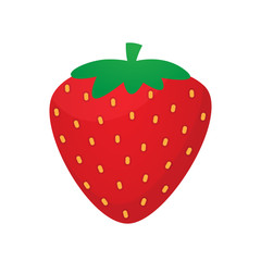 Strawberry vector isolated