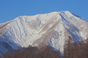 北海道尻別岳　雪景色