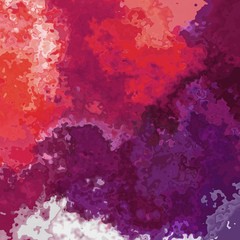 abstract stained pattern texture background vibrant pink, magenta, purple colors with black outlines - modern painting art