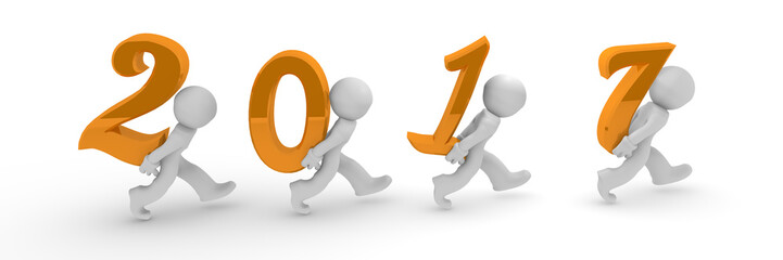 Team concept with golden 2017