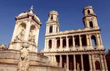 Place Saint Sulpice in Paris