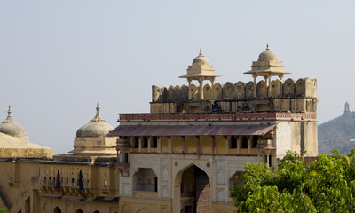 Istorical construction Amber's fort architecture
