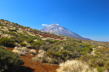 Volcán del Teide nevado