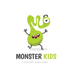 Cute Monster, Monster logo, Monster kids, monster vector set.

