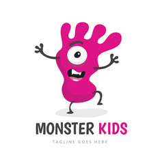Cute Monster, Monster logo, Monster kids, monster vector set.

