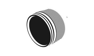 Vector flat style illustration of camera