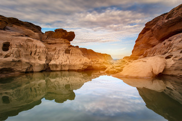 Thailand grand canyon (sam phan bok) at Ubon Ratchathani, Thailand