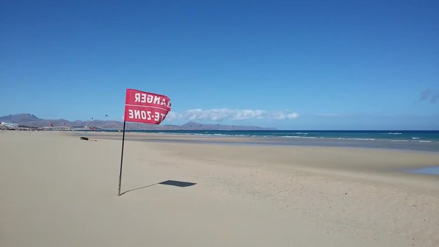 giornata ventosa a fuerteventura