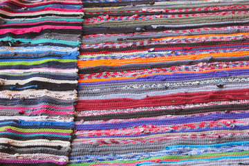 Bedouin Carpet / featuring Oriental colorful Bedouin Carpet