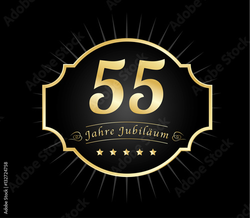 "55 Jahre Jubilaeum gold" Stockfotos und lizenzfreie Vektoren auf ...