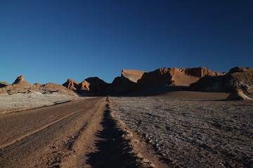 Wüstenlandschaft der Atacama Wüste