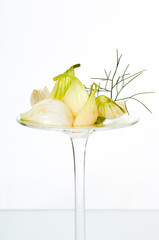 Entree with onions and celery