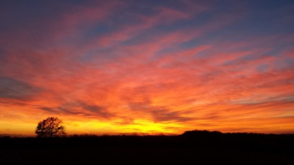 Fototapeta na wymiar Amazing sunset 
