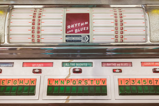 Retro styled image of an old jukebox