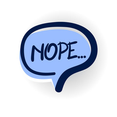 nope comic text shadow