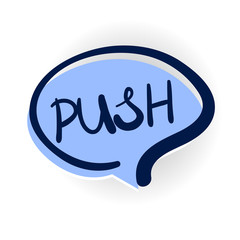 push comic text shadow
