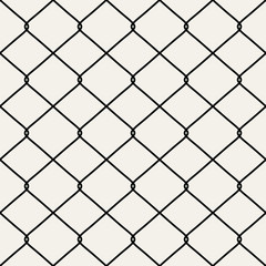 Metallic wired Fence seamless pattern