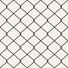 Metallic wired Fence seamless pattern