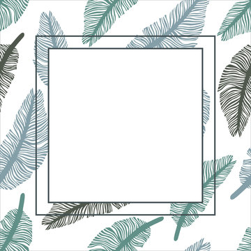 Design temptate with place for your text. Can be used for weddin