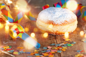 Delicious donuts for carnival