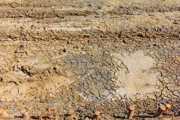 soil cracked