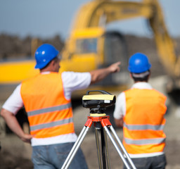Road construction works