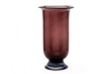 Glass vase, isolated on white