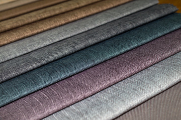 samples of furniture fabrics