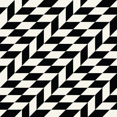 Abstract geometric black and white minimal graphic design print checkered pattern