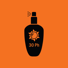Sun protection spray icon