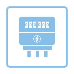 Electric meter icon