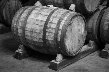 Wine barrels