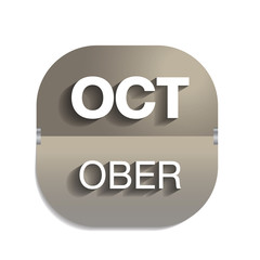 The calendar months October
