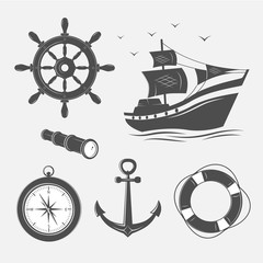 Items on the marine theme