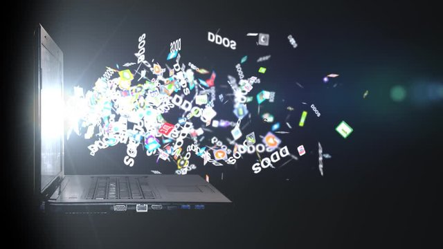 DDoS attack on the data warehouse Server. Cloud storage
