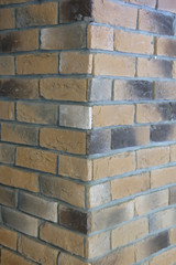 Background with the image of a stone brick wall