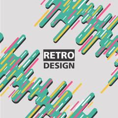 Abstract Retro Background. Vector Illustration