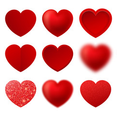 Heart Vector. Love symbol. Valentine's Day sign isolated on white background