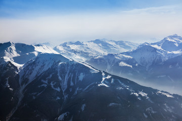 Fototapeta na wymiar Mountains Alps at Austria