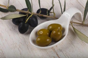 Green olives