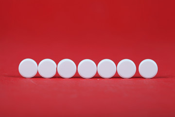 Sieben Tabletten