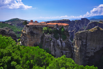 Fototapeta premium Greek orthodox monastary Meteora in Greece..