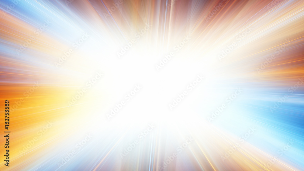 Aufkleber Abstract horizontal background with bright flash