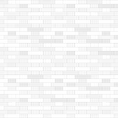 White brick wall background - Vector illustration