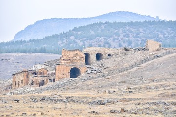 Ruins of Hierapolis Near Pamukkale, Turkey