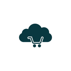 cloud icon, vector illustration