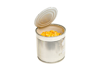 Canned Corn close-up