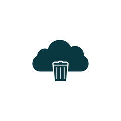 cloud icon, vector illustration